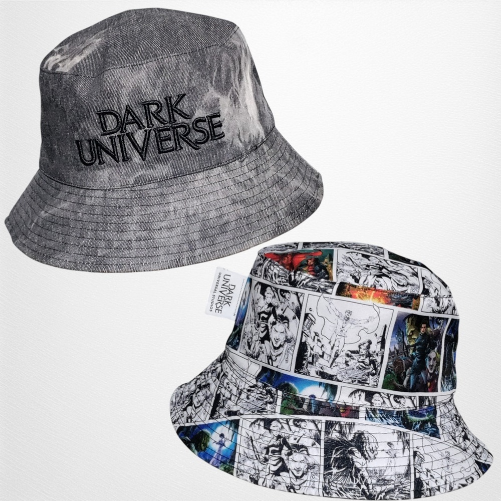 Epic Universe Dark Universe Classic Monsters Reversible Acid Wash Bucket Hat